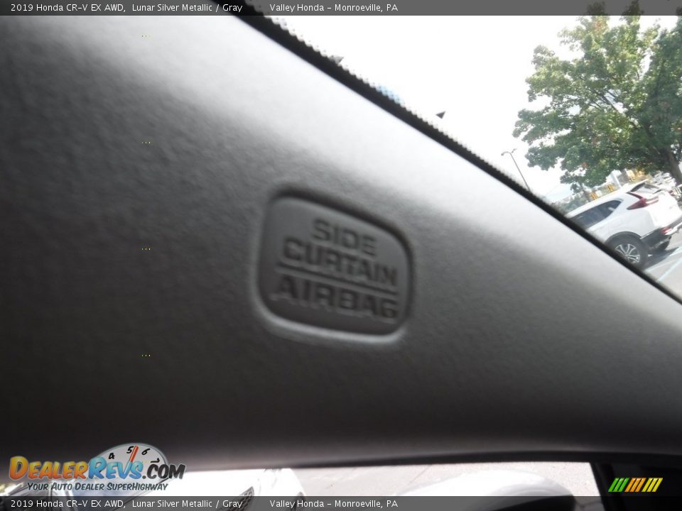 2019 Honda CR-V EX AWD Lunar Silver Metallic / Gray Photo #18