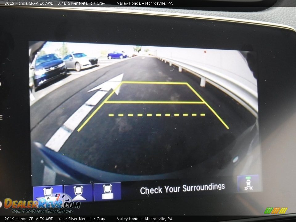 2019 Honda CR-V EX AWD Lunar Silver Metallic / Gray Photo #22