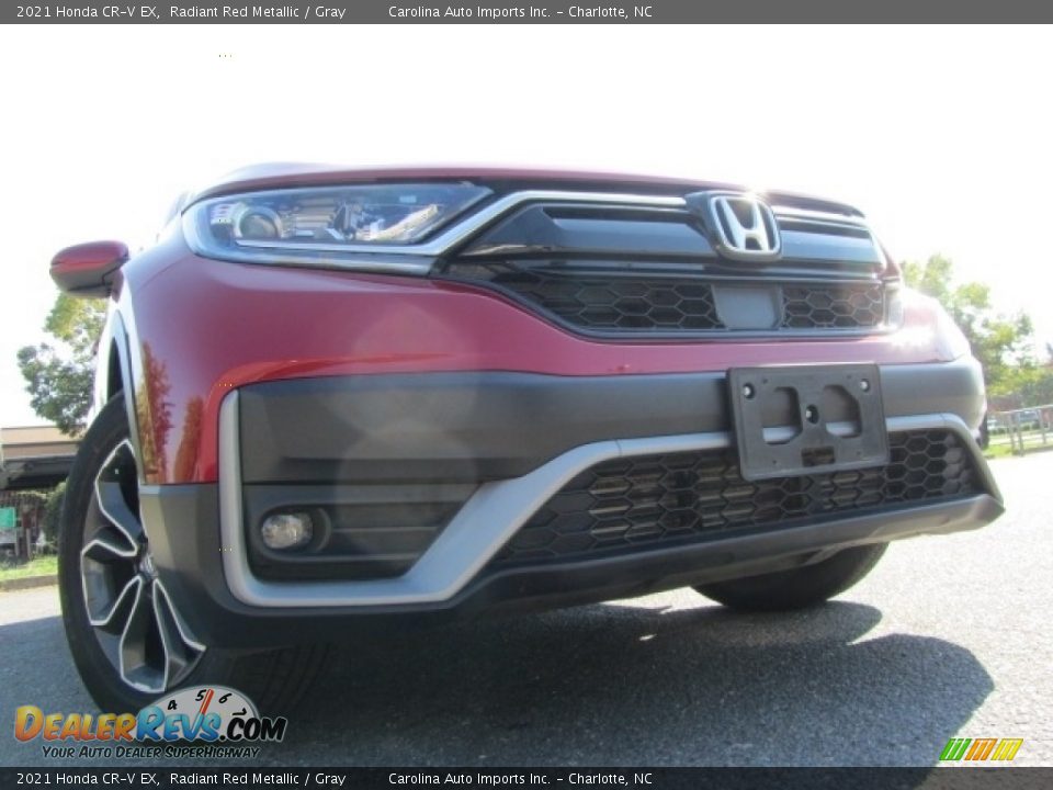 2021 Honda CR-V EX Radiant Red Metallic / Gray Photo #2
