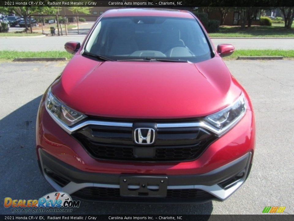 2021 Honda CR-V EX Radiant Red Metallic / Gray Photo #5