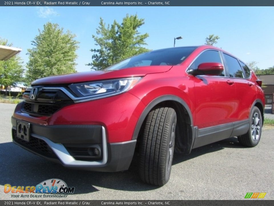2021 Honda CR-V EX Radiant Red Metallic / Gray Photo #6