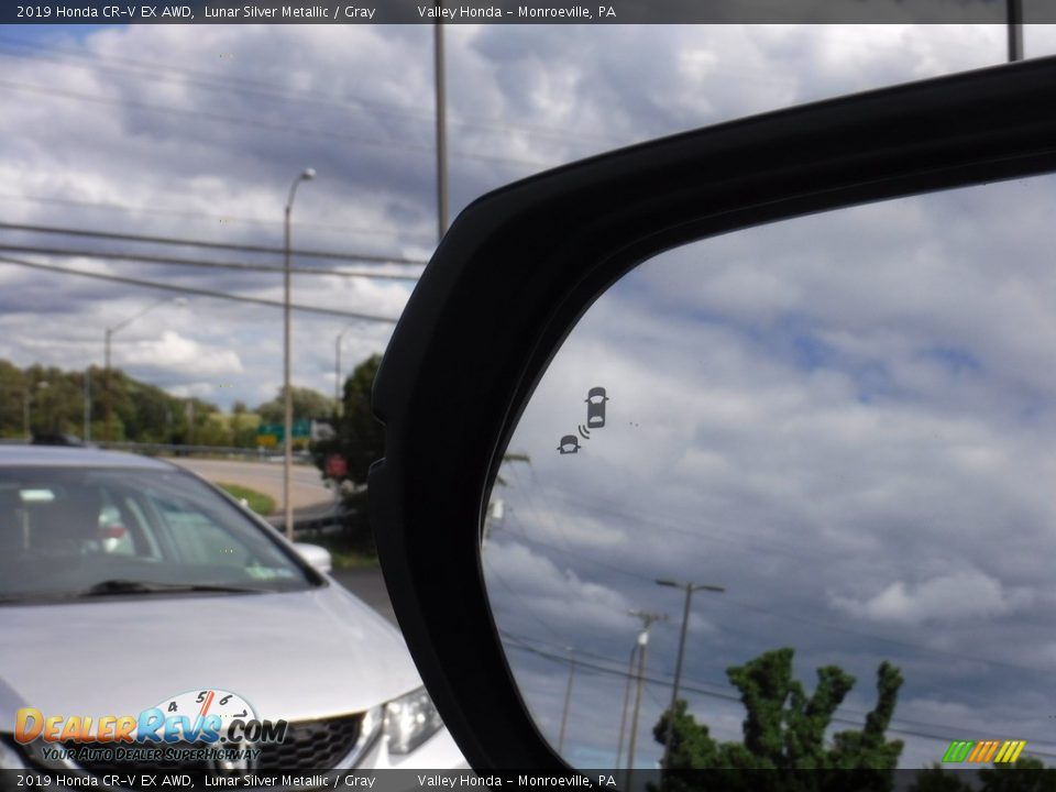2019 Honda CR-V EX AWD Lunar Silver Metallic / Gray Photo #27