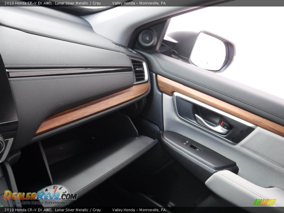 2019 Honda CR-V EX AWD Lunar Silver Metallic / Gray Photo #28