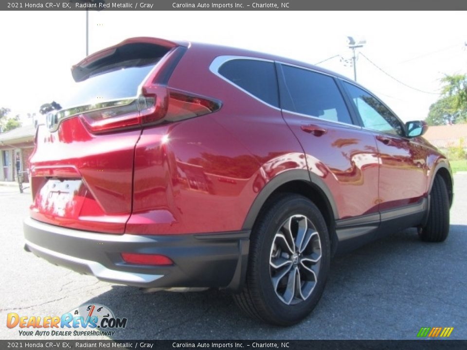 2021 Honda CR-V EX Radiant Red Metallic / Gray Photo #8