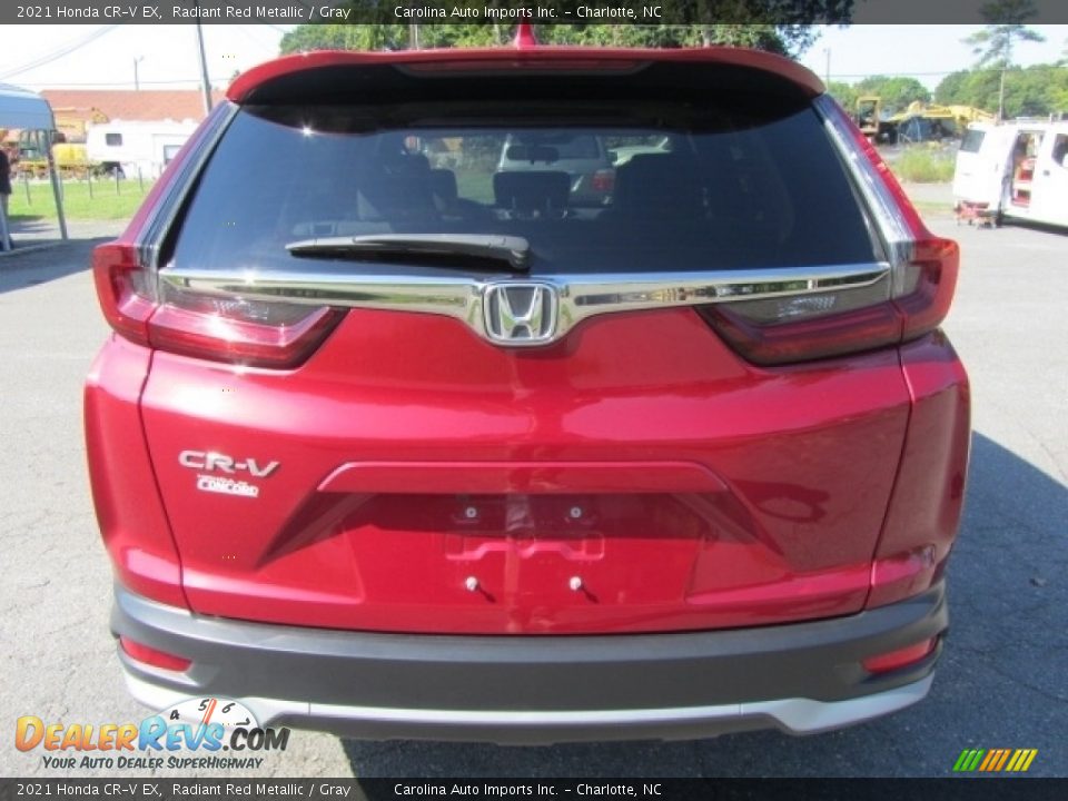 2021 Honda CR-V EX Radiant Red Metallic / Gray Photo #9