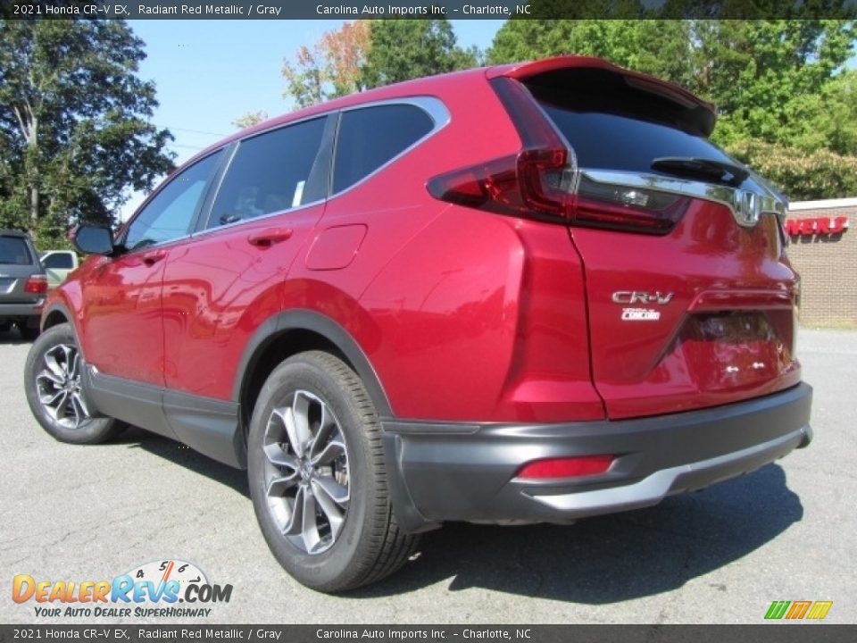2021 Honda CR-V EX Radiant Red Metallic / Gray Photo #10