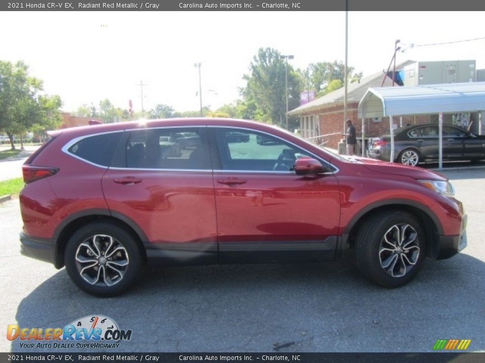 2021 Honda CR-V EX Radiant Red Metallic / Gray Photo #11