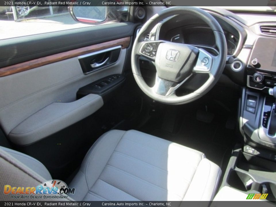 2021 Honda CR-V EX Radiant Red Metallic / Gray Photo #12