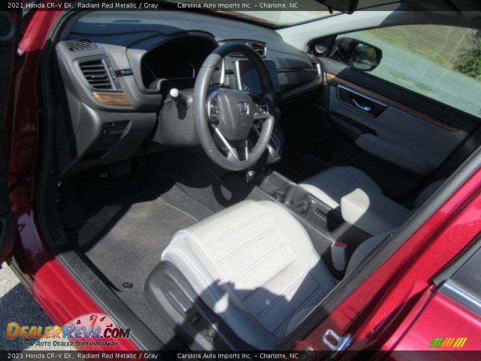 2021 Honda CR-V EX Radiant Red Metallic / Gray Photo #17