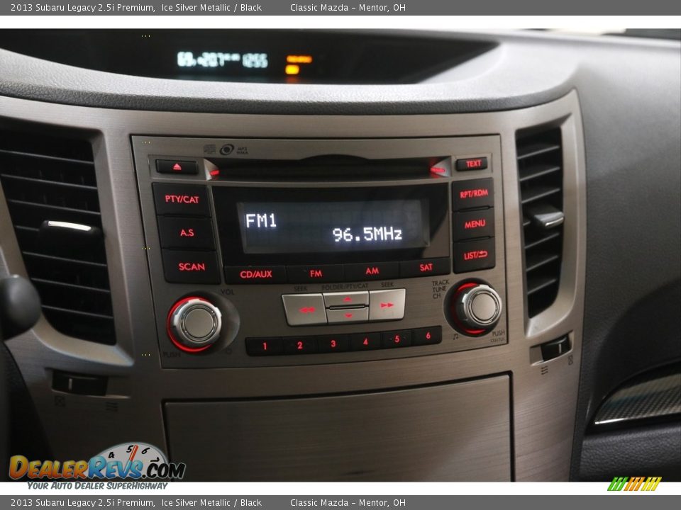 2013 Subaru Legacy 2.5i Premium Ice Silver Metallic / Black Photo #11