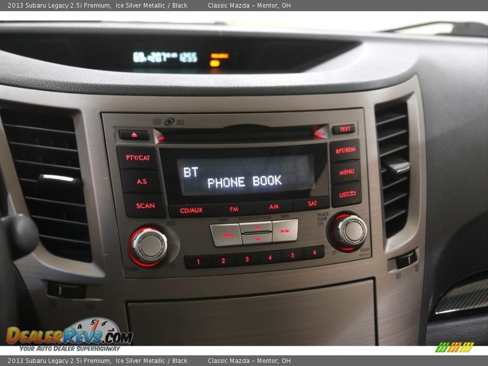 2013 Subaru Legacy 2.5i Premium Ice Silver Metallic / Black Photo #12