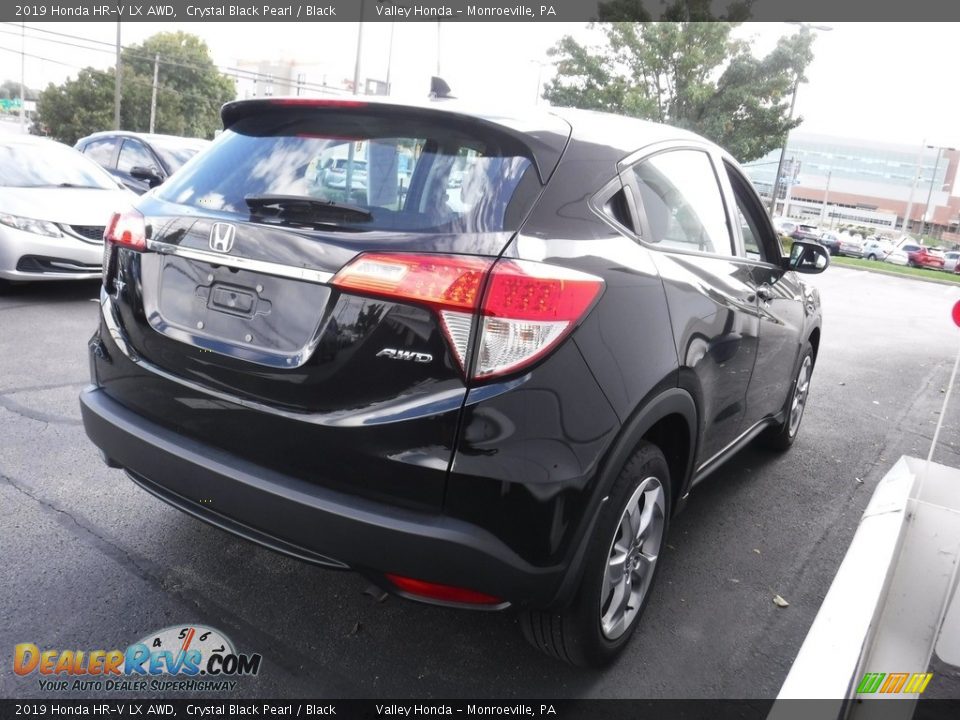 2019 Honda HR-V LX AWD Crystal Black Pearl / Black Photo #6