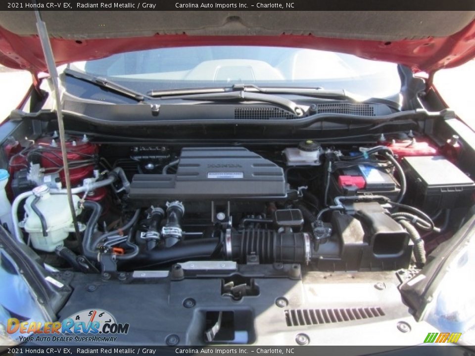 2021 Honda CR-V EX Radiant Red Metallic / Gray Photo #25