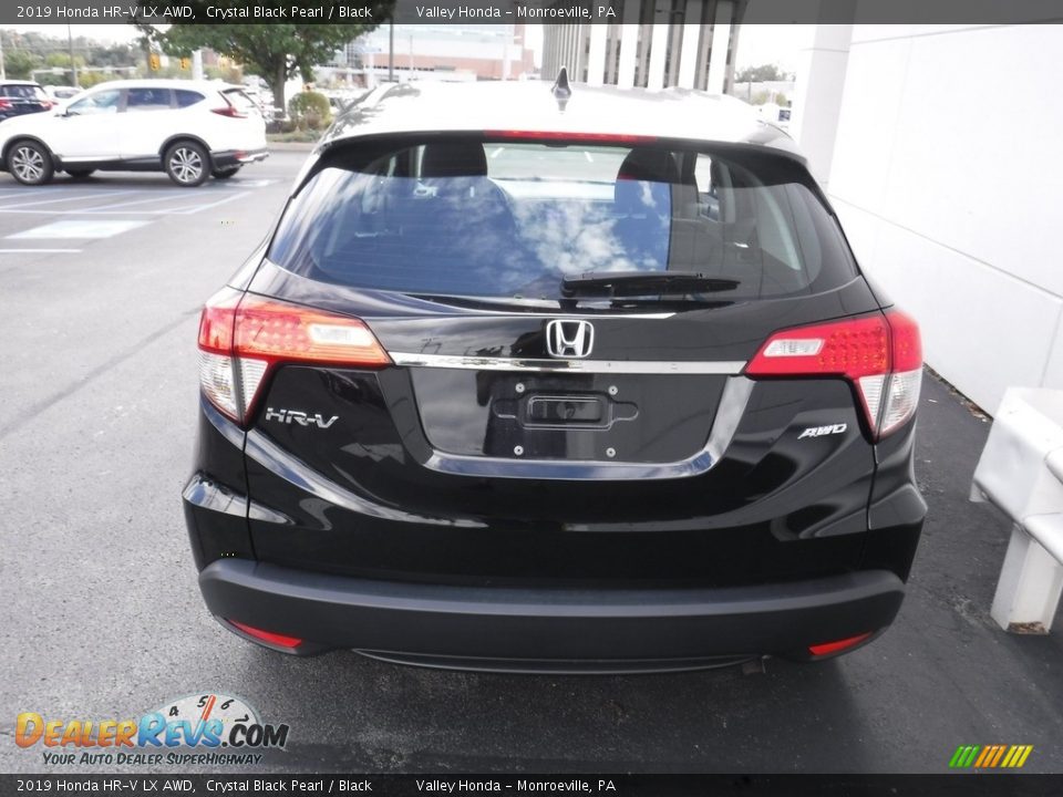 2019 Honda HR-V LX AWD Crystal Black Pearl / Black Photo #8