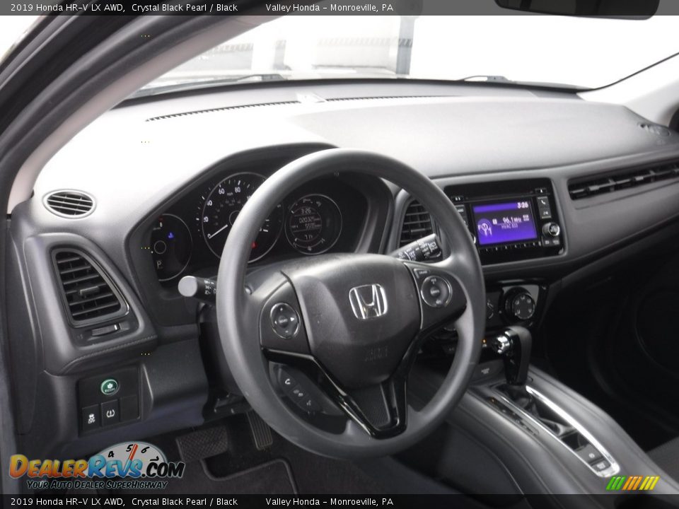 2019 Honda HR-V LX AWD Crystal Black Pearl / Black Photo #10