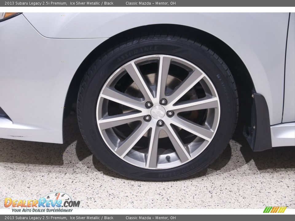 2013 Subaru Legacy 2.5i Premium Ice Silver Metallic / Black Photo #21