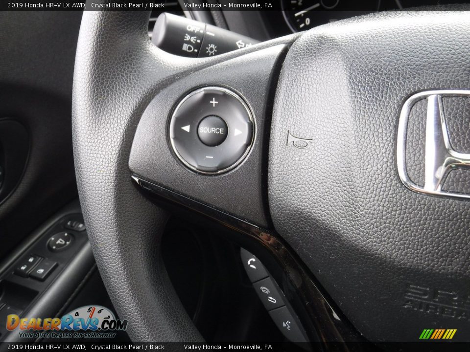 2019 Honda HR-V LX AWD Crystal Black Pearl / Black Photo #21
