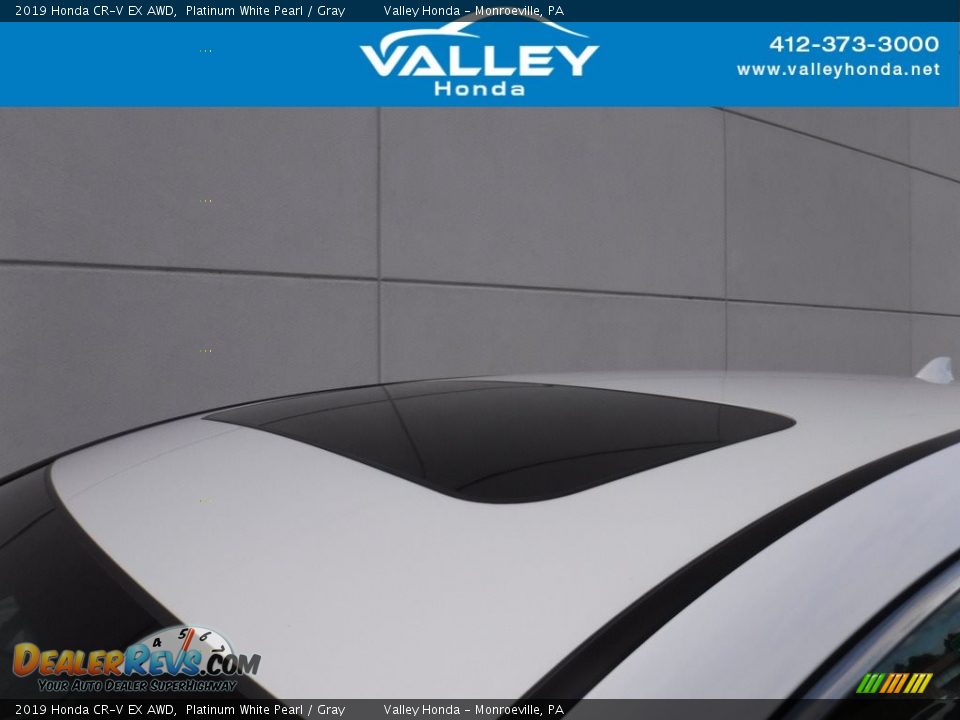 2019 Honda CR-V EX AWD Platinum White Pearl / Gray Photo #3