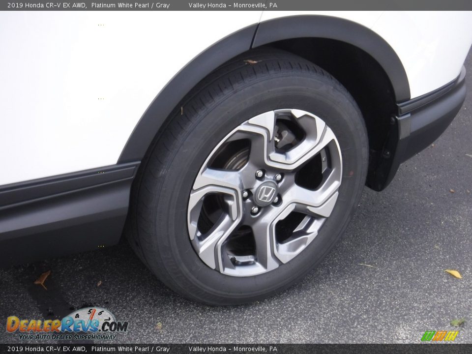 2019 Honda CR-V EX AWD Platinum White Pearl / Gray Photo #4