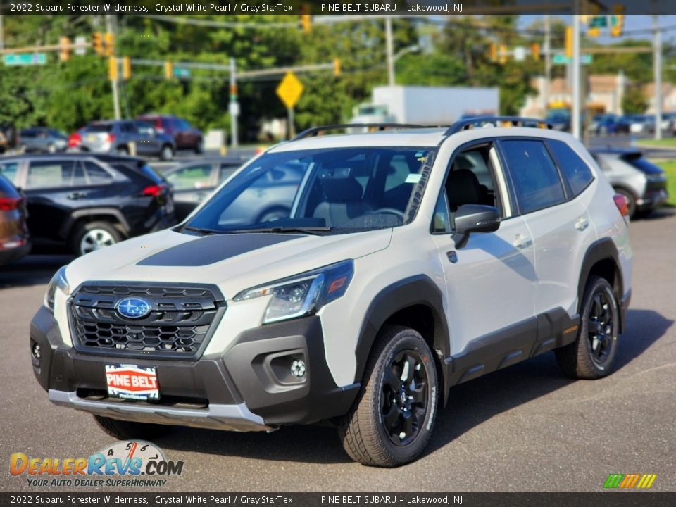 2022 Subaru Forester Wilderness Crystal White Pearl / Gray StarTex Photo #1