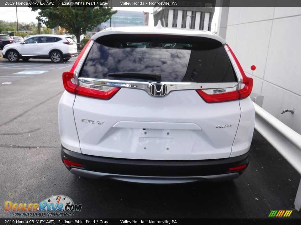 2019 Honda CR-V EX AWD Platinum White Pearl / Gray Photo #9