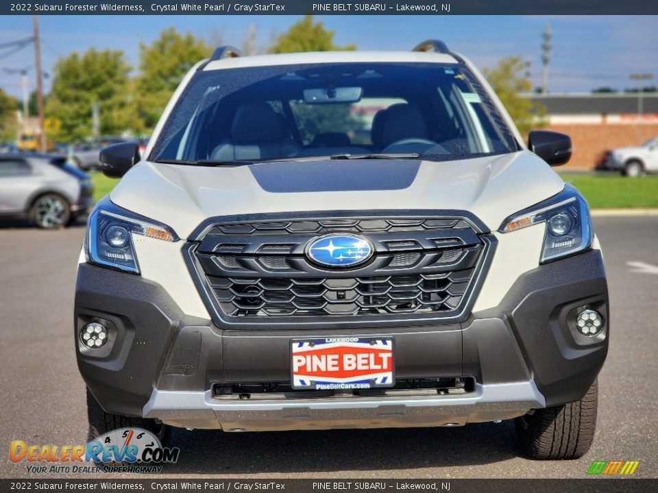 2022 Subaru Forester Wilderness Crystal White Pearl / Gray StarTex Photo #3