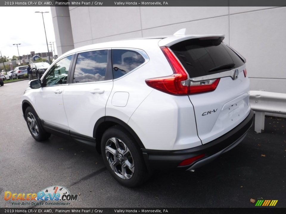 2019 Honda CR-V EX AWD Platinum White Pearl / Gray Photo #11