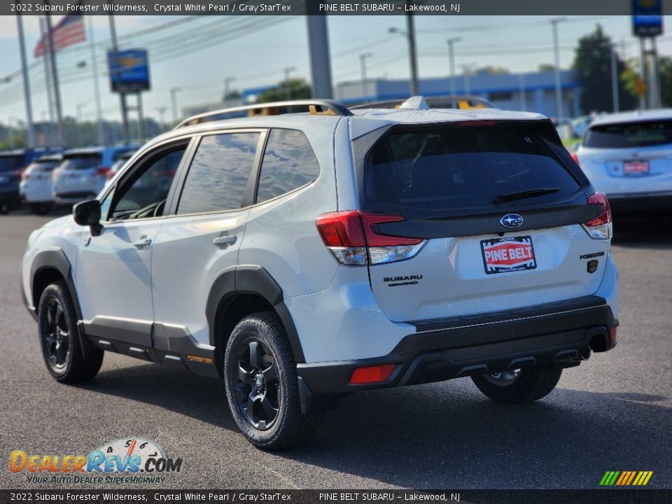 2022 Subaru Forester Wilderness Crystal White Pearl / Gray StarTex Photo #6