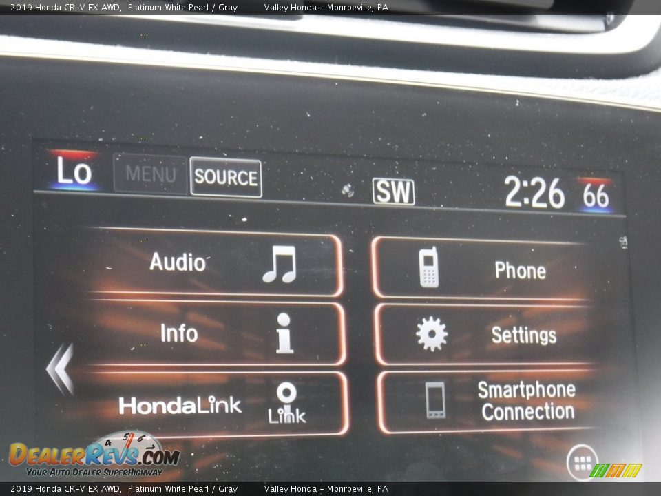 2019 Honda CR-V EX AWD Platinum White Pearl / Gray Photo #19