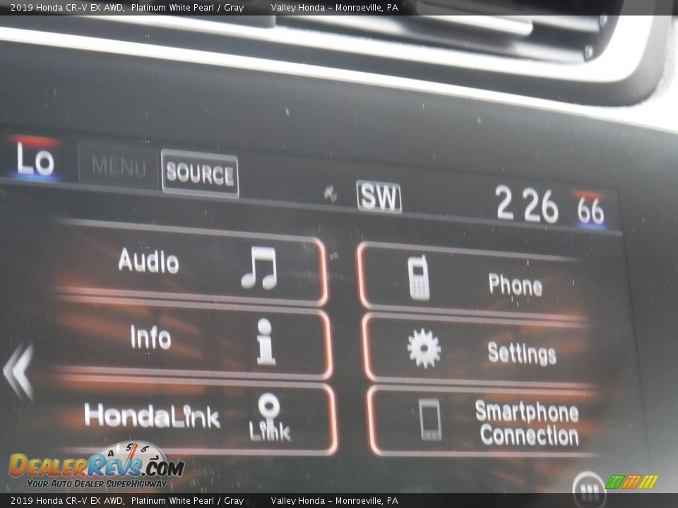 2019 Honda CR-V EX AWD Platinum White Pearl / Gray Photo #20
