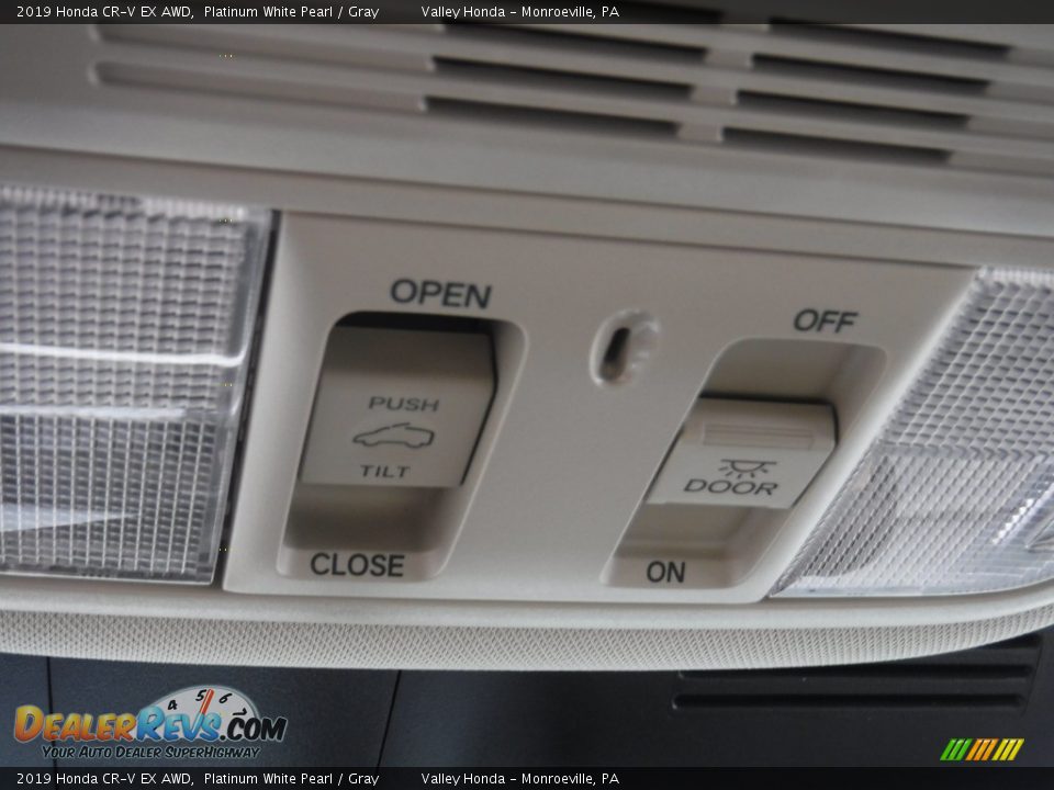 2019 Honda CR-V EX AWD Platinum White Pearl / Gray Photo #23
