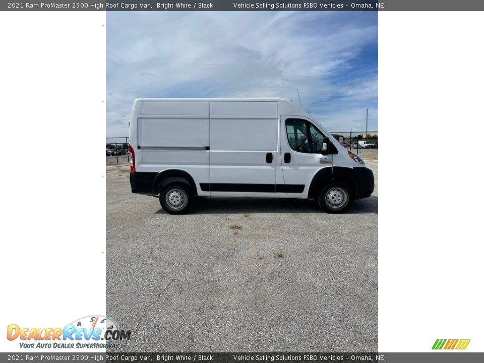 2021 Ram ProMaster 2500 High Roof Cargo Van Bright White / Black Photo #2