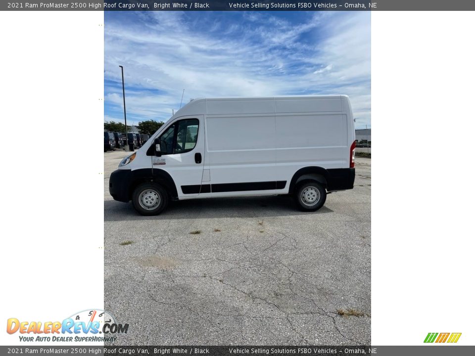 2021 Ram ProMaster 2500 High Roof Cargo Van Bright White / Black Photo #3