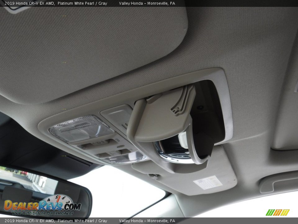 2019 Honda CR-V EX AWD Platinum White Pearl / Gray Photo #31