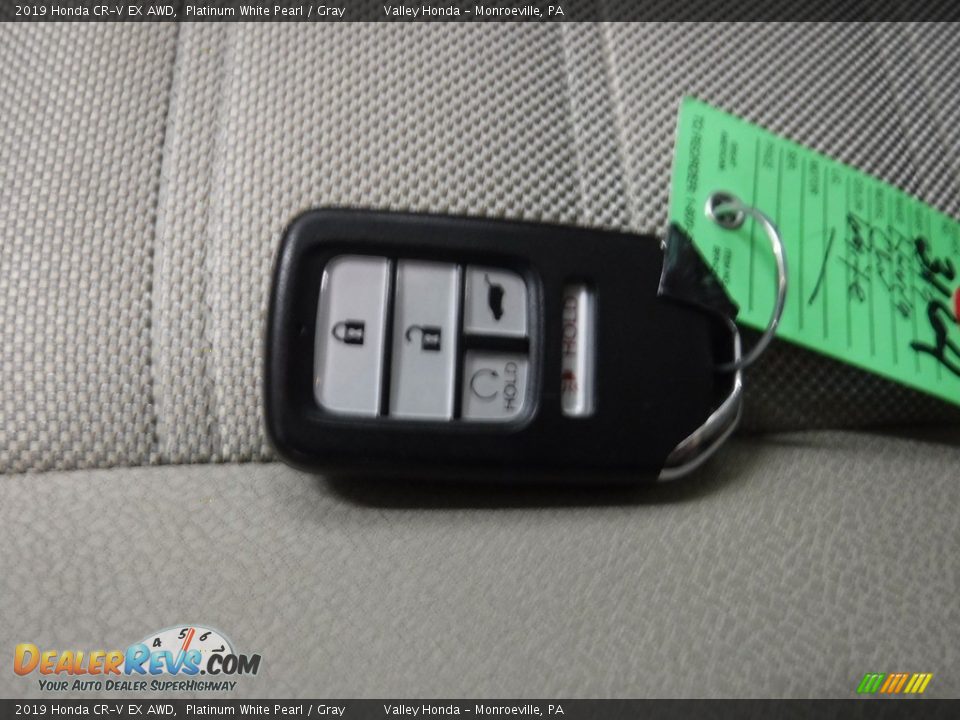 2019 Honda CR-V EX AWD Platinum White Pearl / Gray Photo #36
