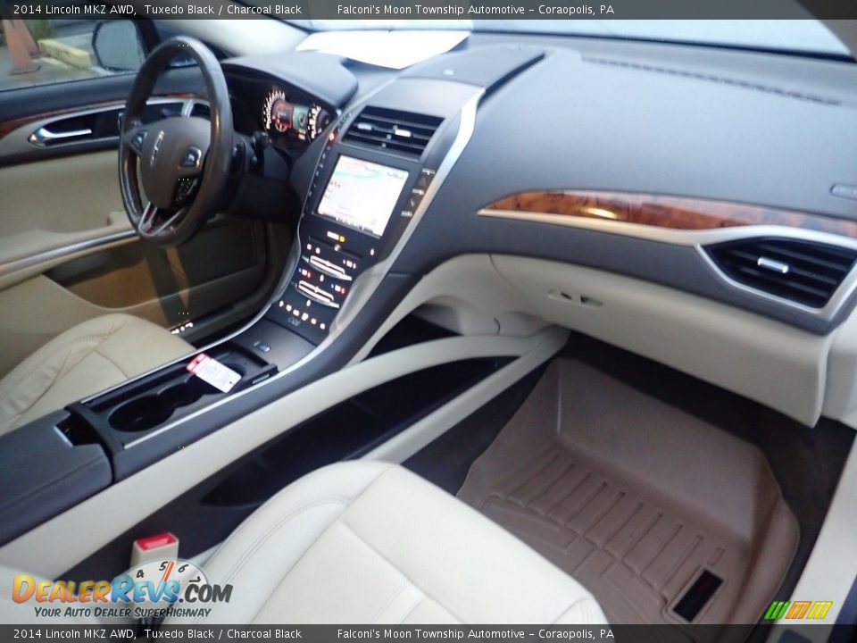 Charcoal Black Interior - 2014 Lincoln MKZ AWD Photo #11