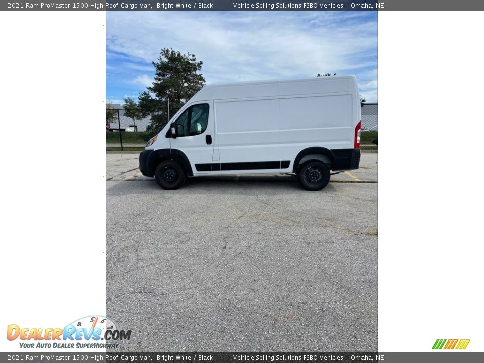 2021 Ram ProMaster 1500 High Roof Cargo Van Bright White / Black Photo #1