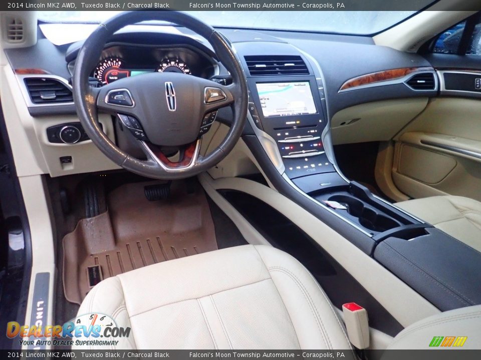 Charcoal Black Interior - 2014 Lincoln MKZ AWD Photo #19