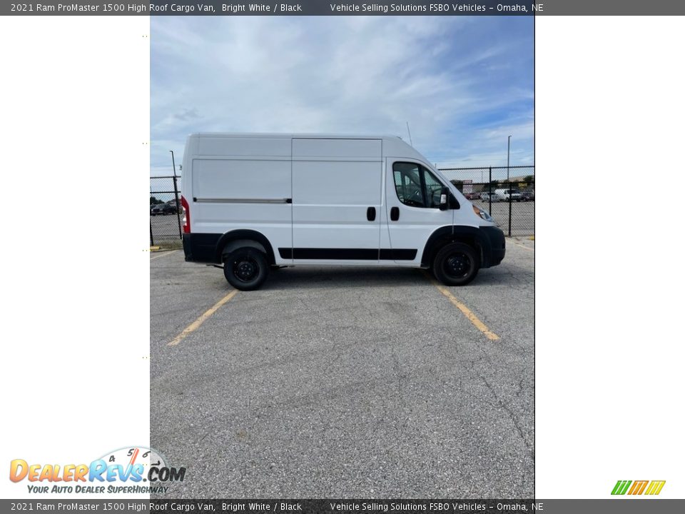 2021 Ram ProMaster 1500 High Roof Cargo Van Bright White / Black Photo #5