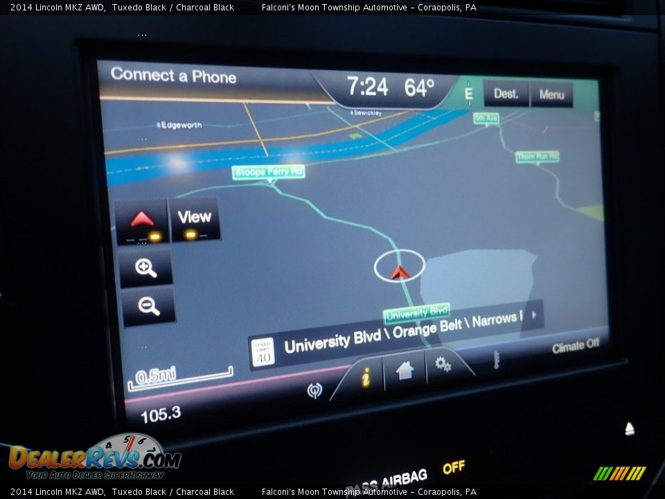 Navigation of 2014 Lincoln MKZ AWD Photo #25