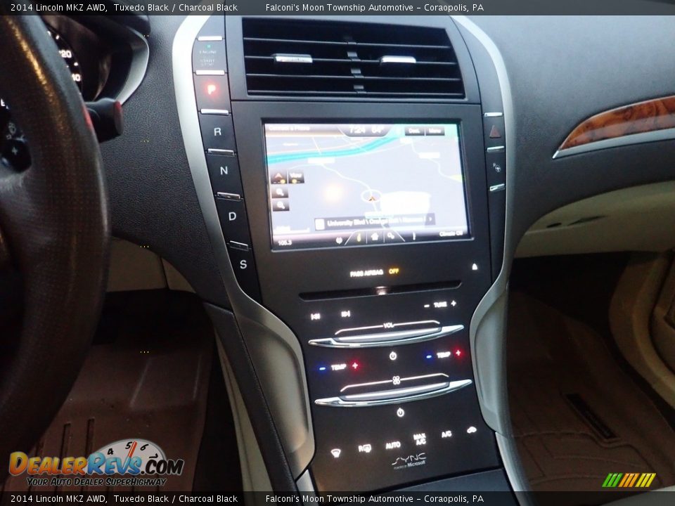 2014 Lincoln MKZ AWD Tuxedo Black / Charcoal Black Photo #26