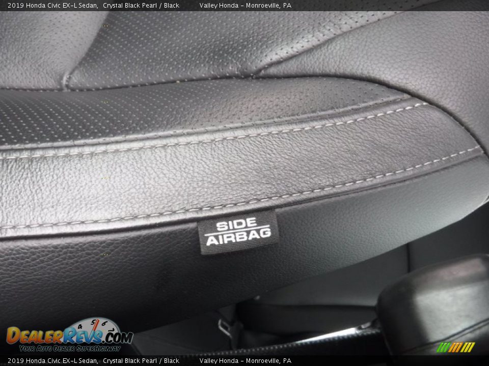 Front Seat of 2019 Honda Civic EX-L Sedan Photo #15