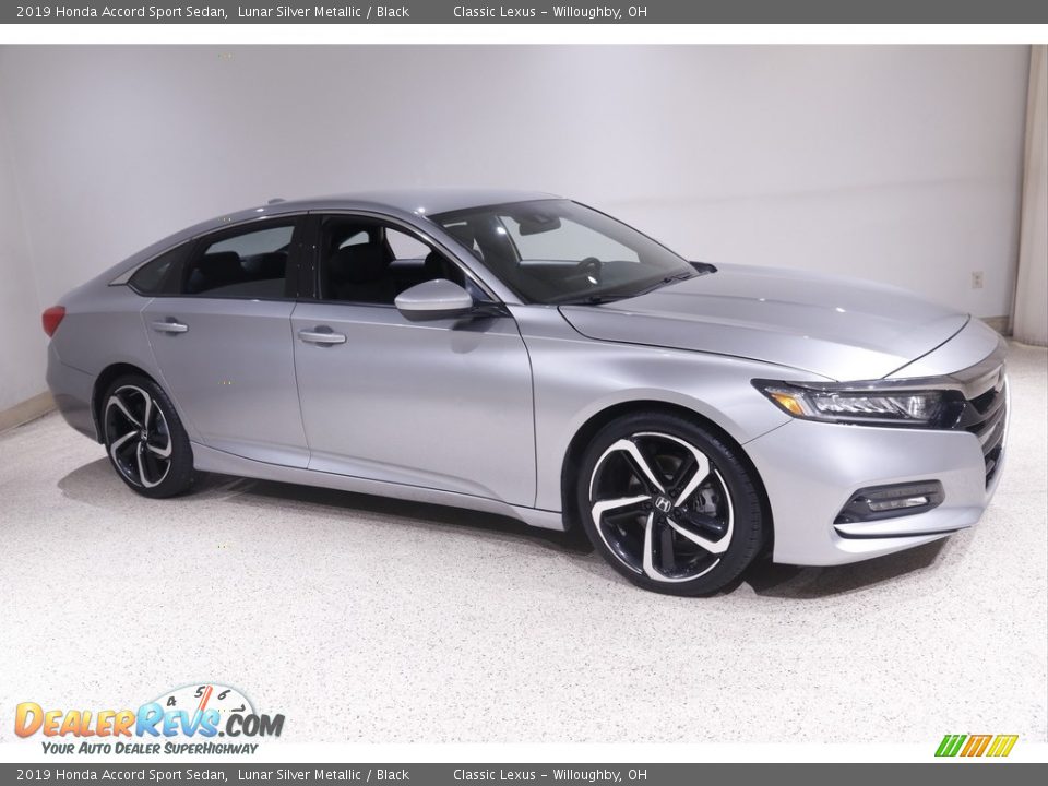 2019 Honda Accord Sport Sedan Lunar Silver Metallic / Black Photo #1