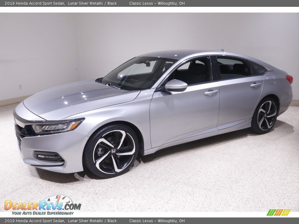 2019 Honda Accord Sport Sedan Lunar Silver Metallic / Black Photo #3