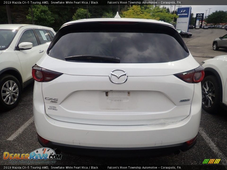 2019 Mazda CX-5 Touring AWD Snowflake White Pearl Mica / Black Photo #3