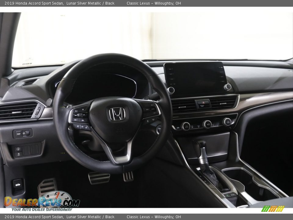 2019 Honda Accord Sport Sedan Lunar Silver Metallic / Black Photo #6