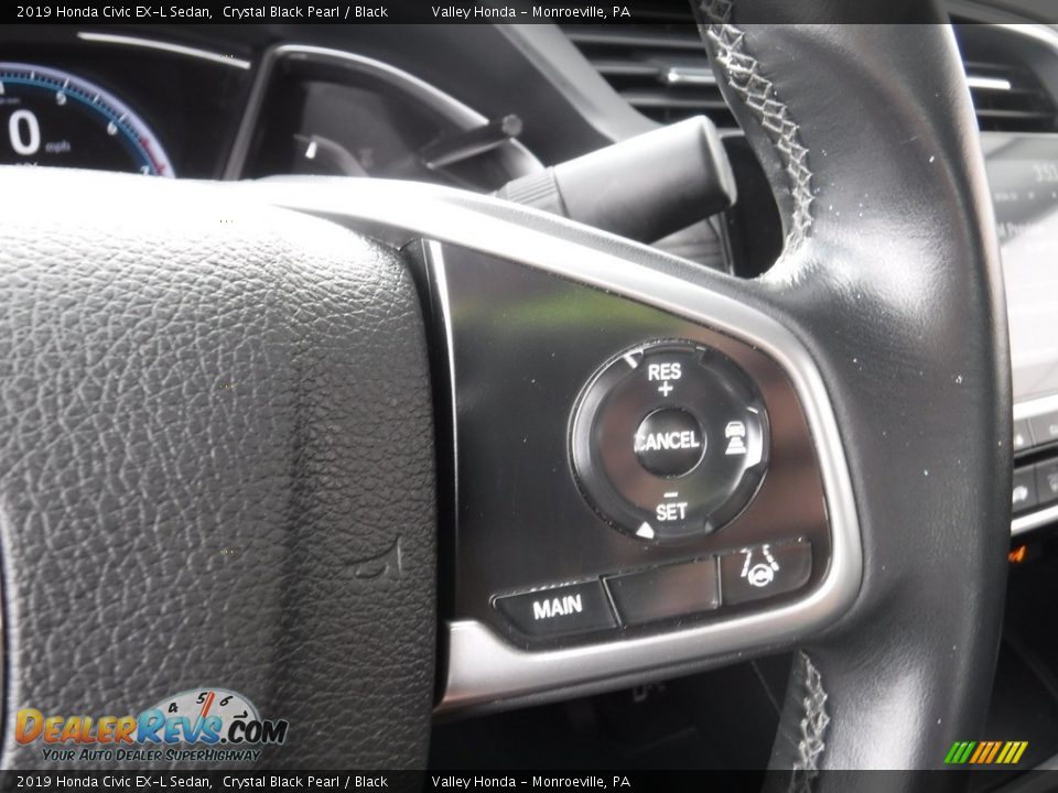 2019 Honda Civic EX-L Sedan Steering Wheel Photo #25