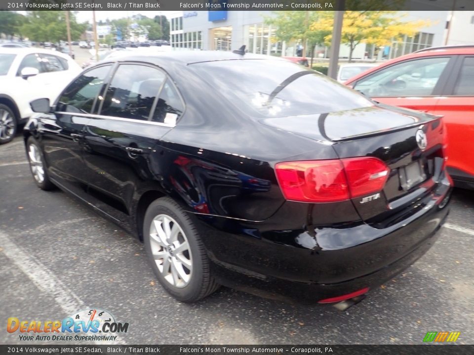 2014 Volkswagen Jetta SE Sedan Black / Titan Black Photo #2