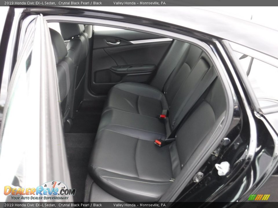 Rear Seat of 2019 Honda Civic EX-L Sedan Photo #27