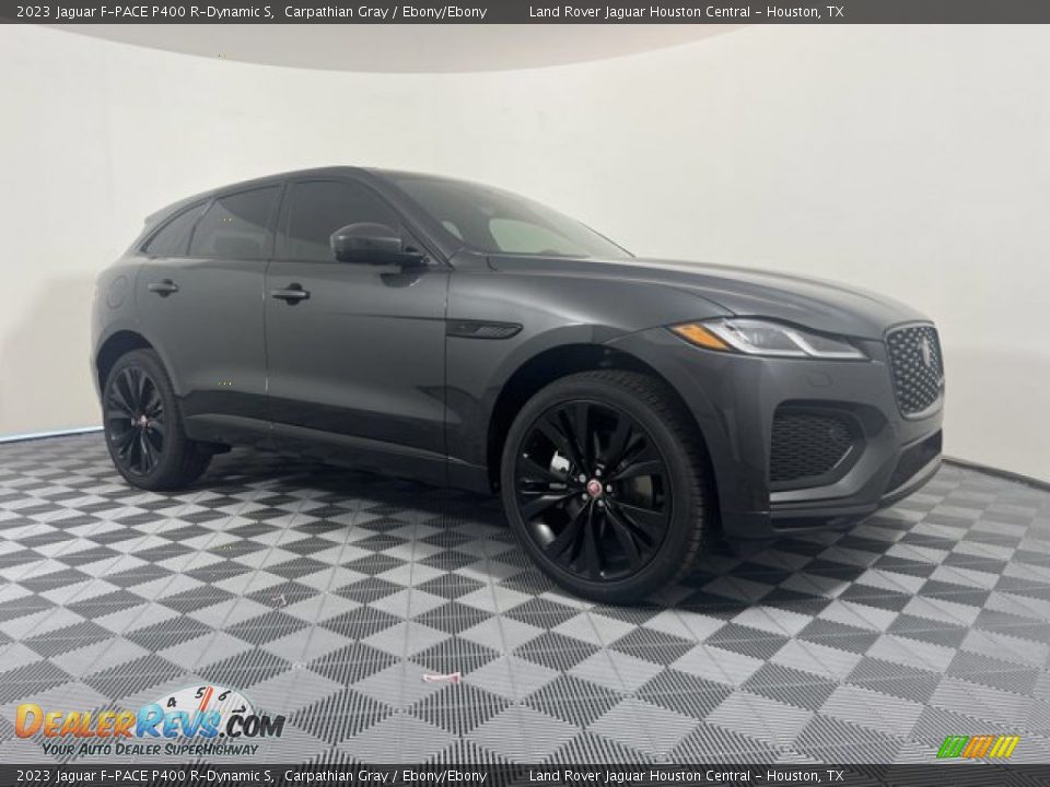 2023 Jaguar F-PACE P400 R-Dynamic S Carpathian Gray / Ebony/Ebony Photo #9